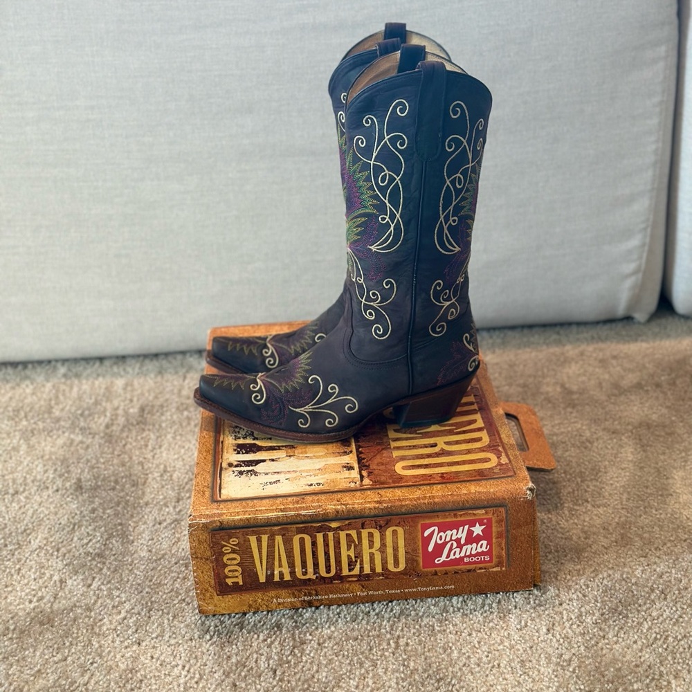 Check out these absolutely fabulous western style snip toe boots!